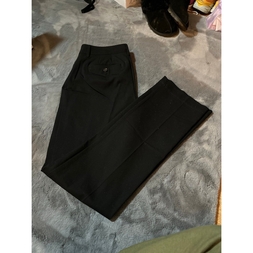 Eddie Bauer Womens Black Curvy Fit Straight
Leg Trousers NWT